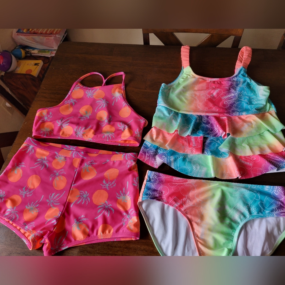 Girls Two Sets of Bikinis